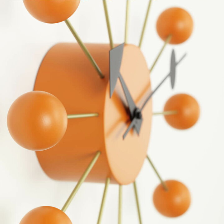 楽天市場】☆Vitra Ball Clock ボール クロック 掛け時計 マルチカラー