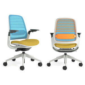 �y14��20���`�X��P5�{�zSteelcase �X�`�[���P�[�X Series1 �`�F�A Garage �Z���N�g�J���[ �n�j�[�C�G���[�i�̏d���m�@�\ �I�t�� �L���X�^�[�t�� �I�t�B�X�`�F�A ���b�V���`�F�A �f�X�N�`�F�A pc�`�F