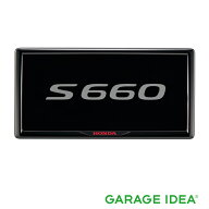 HONDA ホンダ 純正 アクセサリー パーツ S660ライセンスフレーム (フロント用/リア用) ベルリナブラック…