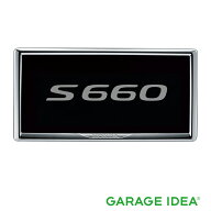HONDA ホンダ 純正 アクセサリー パーツ S660ライセンスフレーム (フロント用/リア用) メッキタイプ　08P…