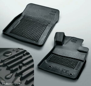 ランドクルーザープラド ランクルプラドスノー・レジャー用フロアマット(縁高タイプ)【ブラック】 08210-60520-C0 GDJ151W GDJ150W TRJ150W オプション TOYOTA トヨタ 純正 オプション アクセサリー 用品
