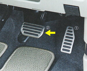 【マラソン期間中 ポイント3倍 10/24 20:00~10/27 9:59 】SUZUKI スズキ 純正 アクセサリー パーツ HUSTLER ハスラーステンレスペダル (ブレーキペダルパッド) 49750-74PB0 MR52S MR92S オプション