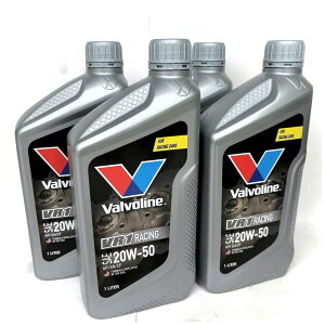 ݌ɗL܂ NEW{g1L 4{Zbg Valvoline o{ VR1 Racing [VOIC 20W-50 SN/CF