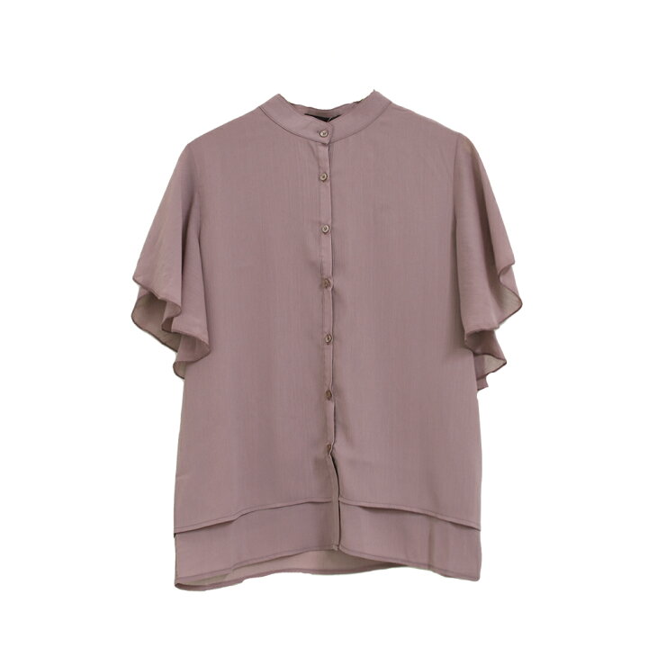 楽天市場】【6/4 24H限定10%OFF☆】 ブラウス 半袖 ラッフルスリーブ