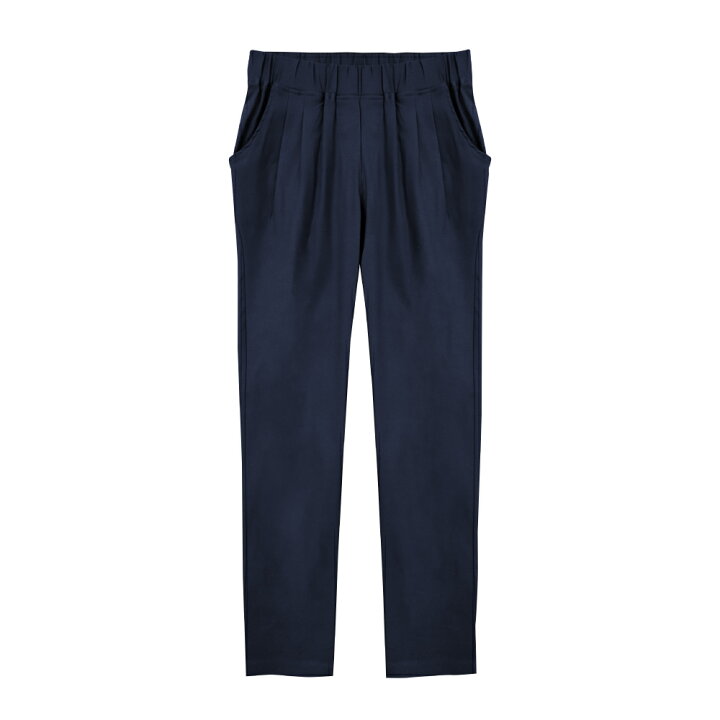 楽天市場】RENEWAL ストレッチ テーパードパンツ レディース m l ll 3l 