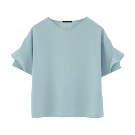 vネックフリル袖ブラウス 夏 フリル袖 vネックブラウス レディース 半袖 vネック ブラウス オフィスブラウス 半袖ブラウス おしゃれ レディースブラウス 夏服 フリルスリーブブラウス フリルスリーブ 大人 ピンク ≪ゆうメール便配送10・代引不可≫