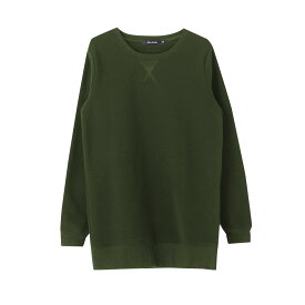 トレーナー ロング丈 レディーストレーナー 裏起毛 スウェット 上 トップス レディース ロングトレーナー 秋冬 長袖 裏起毛スエット クルーネックスウェット ブラック ホワイト グレー キャメル ネイビー カーキ チャコール チョコレート ボルドー 大きいサイズ 楽天ROOM