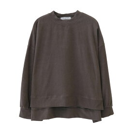【セットアップ可】コーデュロイ裾スリットトップス