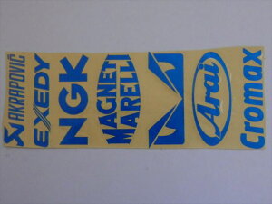 �y�X�e�b�J�[�@�V�[���@�f�J�[���zAKRAPOVIC�@EXEDY�@NGK�@MAGNET�[MARELLI�@ARAI�@CROMAX�@�X�e�b�J�[(120125)