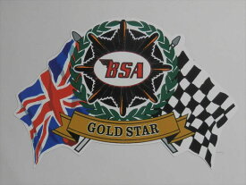 BSA　GOLD　STAR　ステッカー