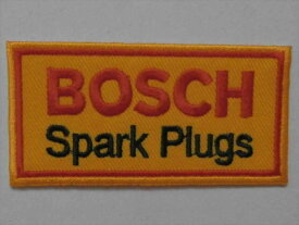 BOSCH　SPARK　PLUGS　キイロ/アカ/クロ　ワッペン　（263114）
