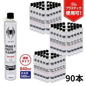 (90本/モニター価格)ヒロバ・ゼロ 速乾 ブレーキ&パーツクリーナー 840ml 原液量588ml 逆さ噴射可能 1本あたり215円
