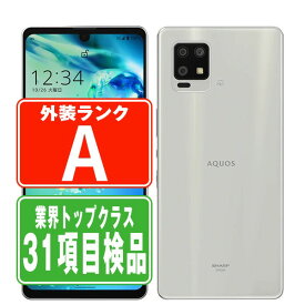 【中古】 A102SH AQUOS zero6 ホワイト Aランク SIMフリー 本体 ソフトバンク スマホ シャープ 【あす楽】 【保証あり】 【送料無料】 a102shwh8mtm