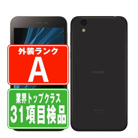 【中古】 AQUOS sense lite SH-M05 ブラック Aランク SIMフリー 本体 mineo スマホ シャープ 【あす楽】 【保証あり】 【送料無料】 shm05mbk8mtm