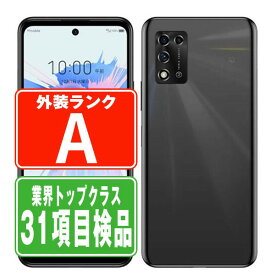 【中古】 A103ZT Libero 5G II ブラック Aランク SIMフリー 本体 ワイモバイル スマホ 【あす楽】 【保証あり】 【送料無料】 a103ztbk8mtm