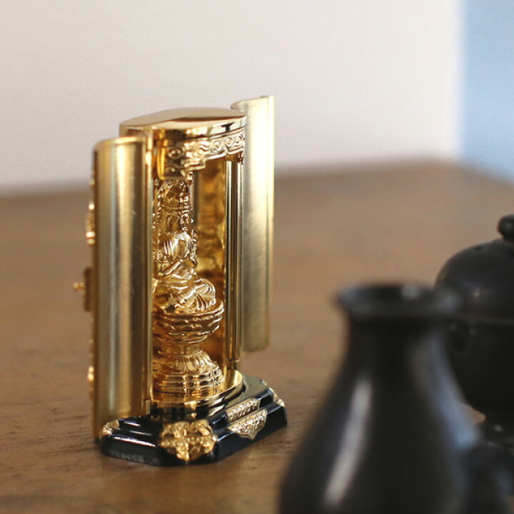 楽天市場】仏像 千手観音菩薩 厨子 9.7cm : がらんどう
