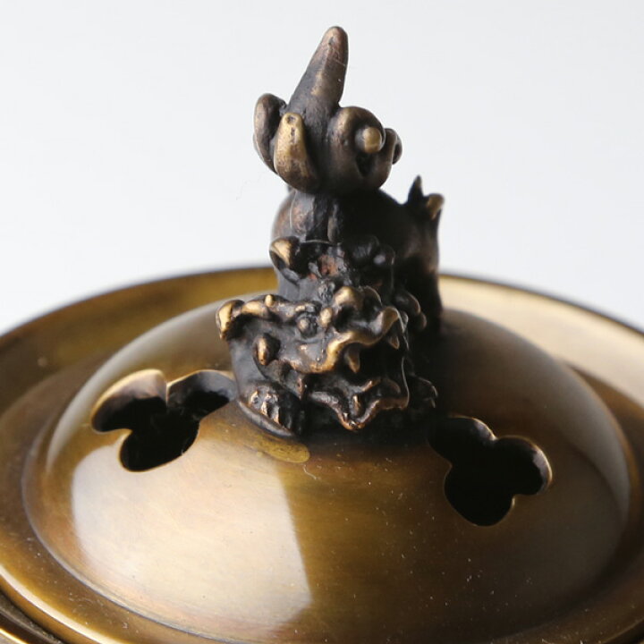 楽天市場】新平丸子獅子香炉 高岡銅器 : がらんどう