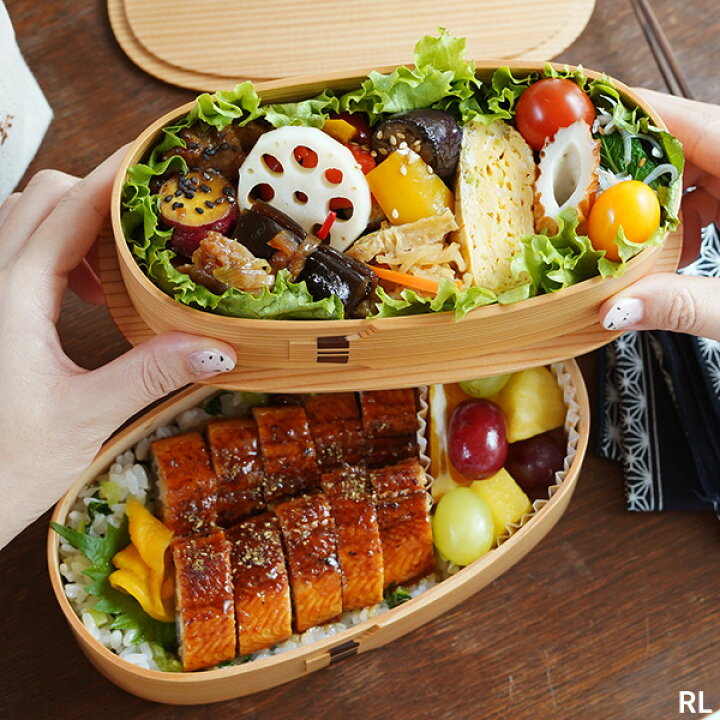 楽天市場】曲げわっぱ 弁当箱 小判入子 大 栗久 わっぱ弁当 国産 