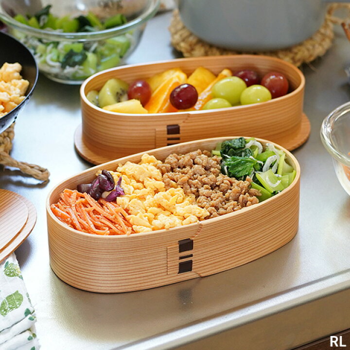 楽天市場】曲げわっぱ 弁当箱 小判入子 大 栗久 わっぱ弁当 国産 日本 