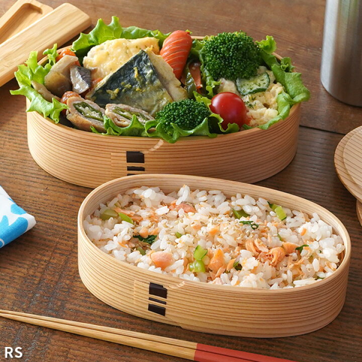 楽天市場】曲げわっぱ 弁当箱 小判入子 レディース 栗久 わっぱ弁当 