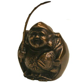 七福神 恵比寿様 銅製 高岡銅器 置物 オブジェ 還暦祝い 長寿祝い 縁起物 記念品 贈り物
