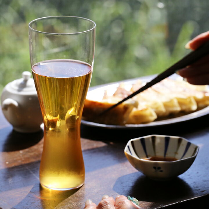 楽天市場】うすはり 鼓 ピルスナー 木箱2P 松徳硝子 ビールグラス 