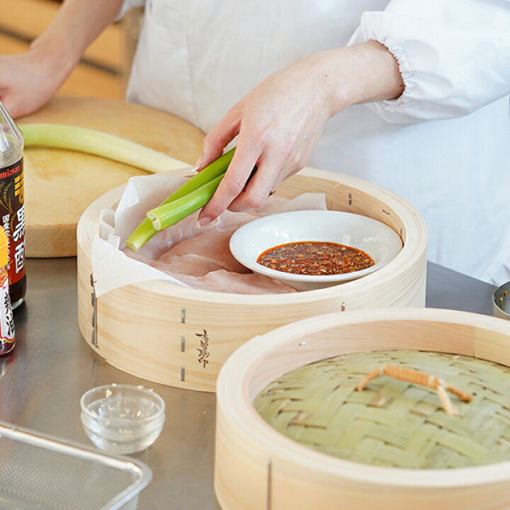 楽天市場】山一 中華せいろ 27 ひのき 身蓋セット 国産 蒸籠 ヒノキ  