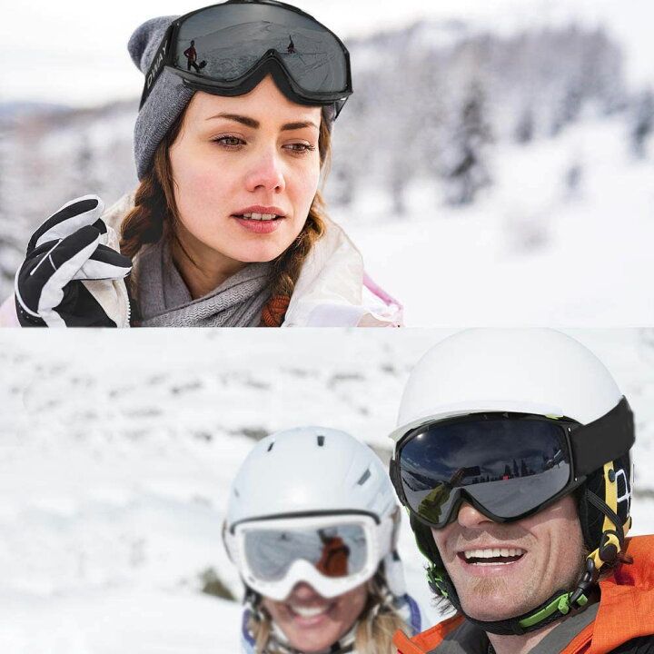 【はこぽす対応商品】 高性能 スノーボード スキー ゴーグル スノーゴーグル レディース 球面ゴーグル スキーゴーグル UVカット ダブル
