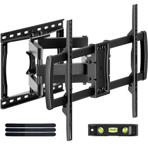 �e���r�Ǌ|������ 32�`85�C���`�Ή� �t�����[�V������ �ω׏d60kg tv�Ǌ|������ ���ׂ�������e���r�A�[�� �E�H�[���}�E���g �Ή� 4K LED LCD ���^ �O�さ�㉺�����E��]�����Ǌ|�� �A�[���Ǌ|