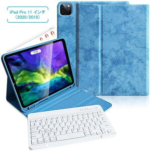 iPad Pro 11 P[X L[{[h 2020/2018Ɍp iPad Pro 11C` Jo[ [Apple Pencil CX[dΉEyVz_[t]L[{[h