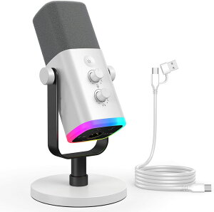 USB/XLR�X�^���h�A�����}�C�N �e�����[�N �X�g���[�}�[ �Q�[�}�[ �R���e���c�N���G�C�^�[���� �P��w���� �_�C�i�~�b�N�}�C�N PC/PS4/PS5/�T�E���h�J�[�h/�~�L�T�[/�I�[�f�B�I�C���^�[�t�F�[�X