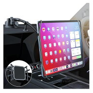 タブレットホルダー 車 【令和8年・二代目アップグレード】 吸盤式 7～12.9インチ対応 大型強力真空吸盤…