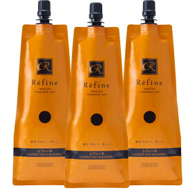 ＜旧品＞レフィーネヘッドスパトリートメントカラー80g 白髪染め トリートメント （色混ぜミニサイズ）R (3本セット) 母の日