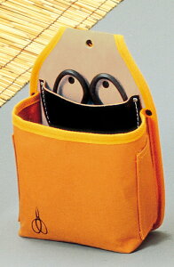 10号(ブラウン)防水帆布 ウエストポケット 大久保鋏ケース付き(GW-02) ガーデニング DIY 道具 工具 ツール 大工 外仕事 工事 現場 職人 コヅチ 燕三条