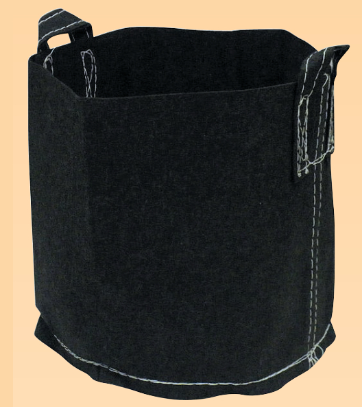 ガーデンバック 通気 排水抜群な不織布バッグで根域制限 3 300円以上で送料無料 タフガーデンバッグ丸型 φ25H25 おしゃれ 無料サンプルOK 持ち手付き 不織布ポット