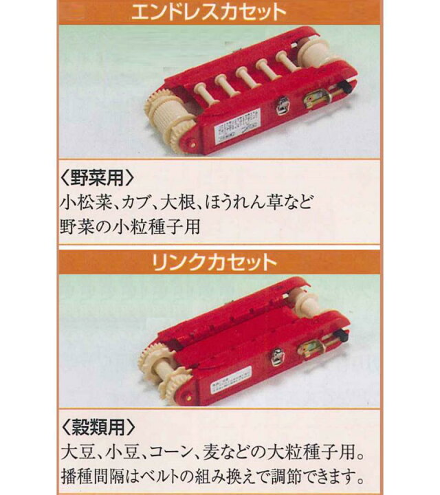 楽天市場】向井工業 手押しタイプ播種機種まきごんべえ【カセット付き 
