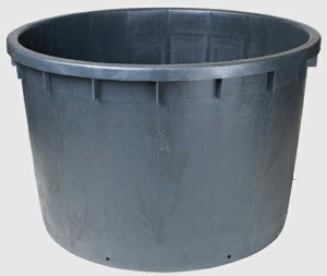 超大型 ナーセリーポット RP140(直径140φ117xH88cm) 〜容量1000L 代引き不可 底穴無し加工可 大型 植木鉢 生産者ポット 庭木 貯水タンク