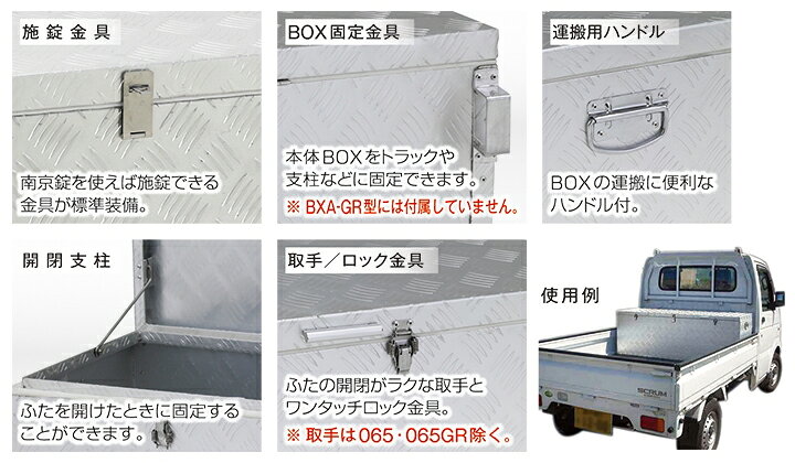 楽天市場】【送料無料】アルインコ ツールボックス BXA135 万能アルミ 