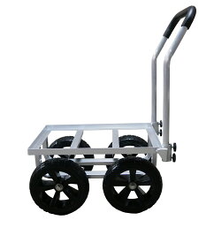 軽快 アルミカート TC4510AL-10BK アルミハウスカー　台車 軽い