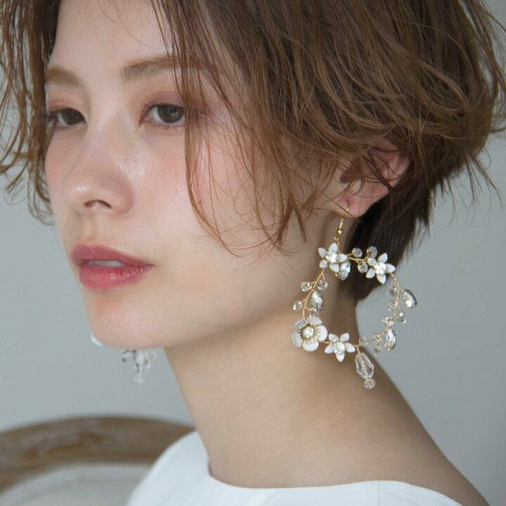 楽天市場】ウエディング アクセサリー デザイン ブライダルイヤリング 結婚式 パーティー【花冠華奢ピアス】 : Garden of Grace 楽天市場】ウエディング アクセサリー デザイン ブライダルイヤリング 結婚式 パーティー【花冠華奢ピアス】 : Garden of Grace