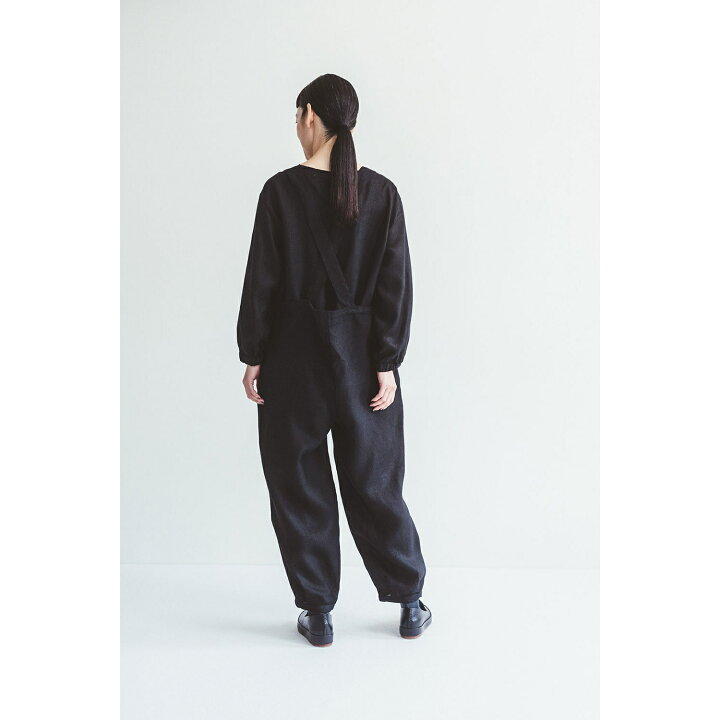 楽天市場】fog linen work ミラ サロペット ブラック アシェ フォグ 