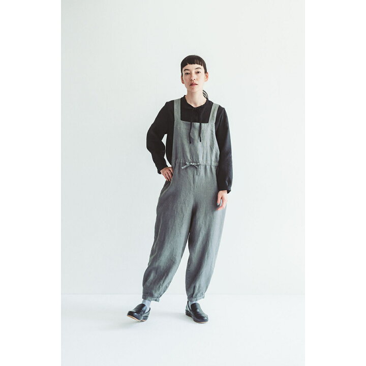 楽天市場】fog linen work ミラ サロペット ブラック アシェ フォグ 