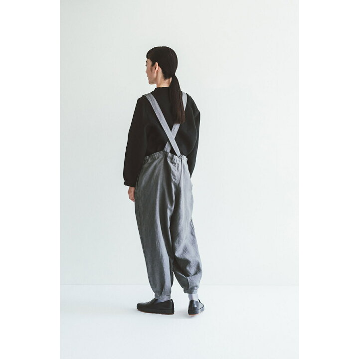 楽天市場】fog linen work ミラ サロペット ブラック アシェ フォグ 
