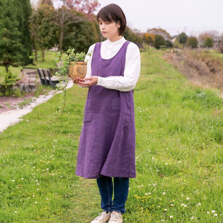 楽天市場】GARDENS別注 fog linen work エプロン 新色 「 フォグリネン 