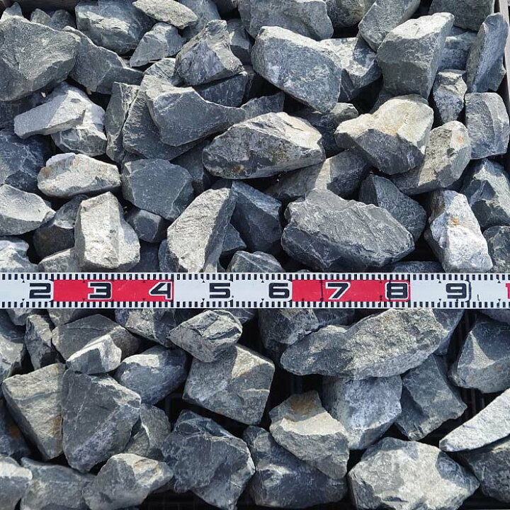 楽天市場】クラッシュロック 北上ロック 約20kg入 【割栗石】【ロック 