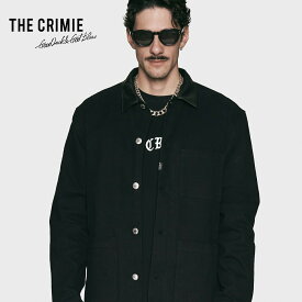 【公式】 クライミー THE CRIMIE レザーカラー ツイル ストレッチ カバーオール ジャケット LEATHER COLLAR TWILL STRETCH COVER ALL JACKET メンズ ブランド