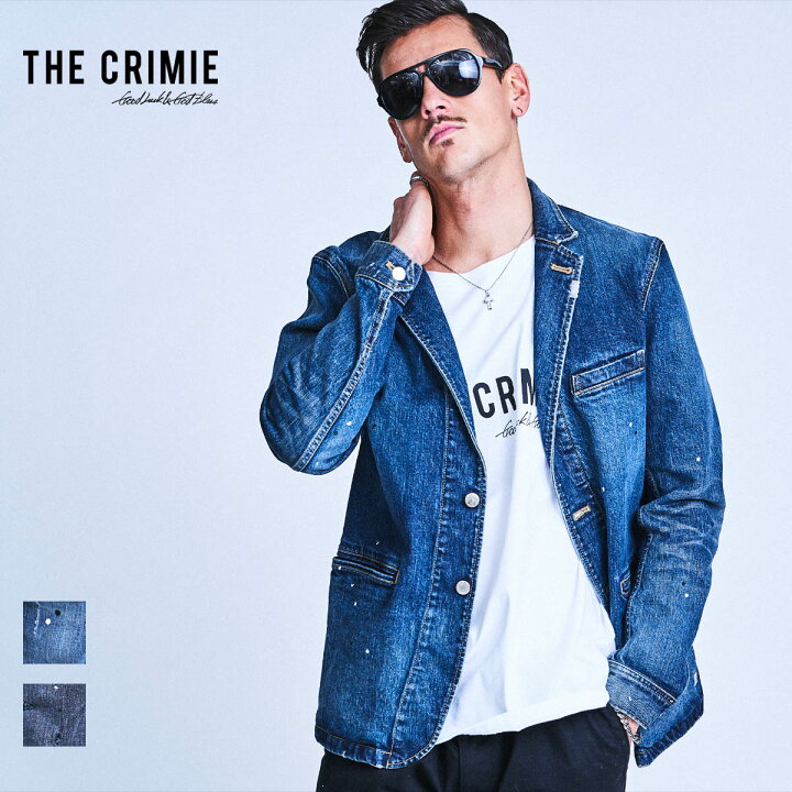 楽天市場 40 Off Sale 公式 Crimie クライミー Born Rude Garage Denim Jacket Cra 02a1 Jk04 デニム ストレッチ テーラード ジャケット 岡山 アメカジ 春 夏 夏服 長袖 メンズ 黒 ブラック インディゴ Garden Tokyo