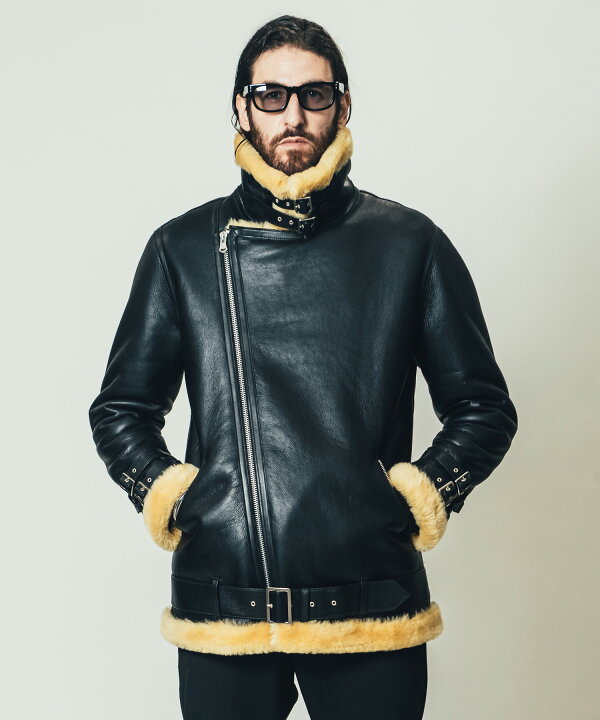 楽天市場】SALE【公式】CRIMIE クライミー MOUTON LAETHER W BIKERS 