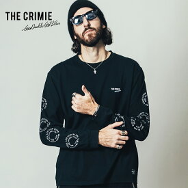 【公式】CRIMIE クライミー CIRCLE LOGO LONG SLEEVE T SHIRT ロゴ Tシャツ 長袖 ロンT ロングスリーブ メンズ ブランド 大人