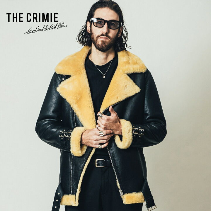 楽天市場】SALE【公式】CRIMIE クライミー MOUTON LAETHER W BIKERS 